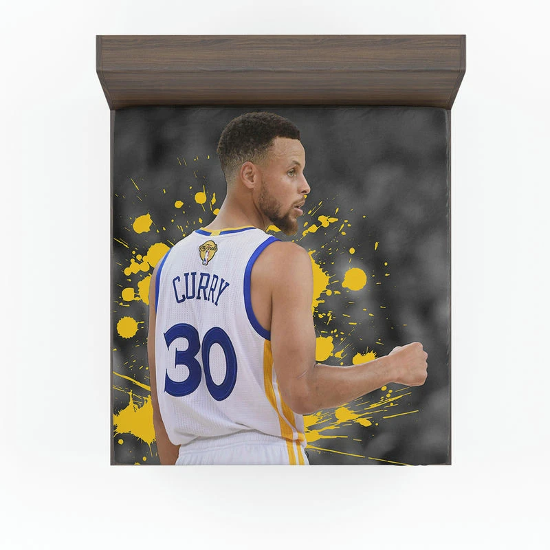 Promising NBA Stephen Curry Fitted Sheet