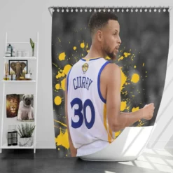 Promising NBA Stephen Curry Shower Curtain