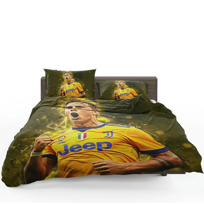 Prompt Juve Footballer Player Paulo Dybala Bedding Set