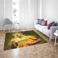 Prompt Juve Footballer Player Paulo Dybala Rug 2