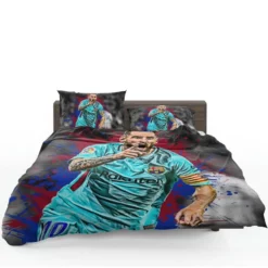 Proud Football Player Lionel Messi Bedding Set