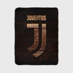 Proud Italian Soccer Club Juventus Logo Fleece Blanket 1