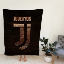 Proud Italian Soccer Club Juventus Logo Fleece Blanket