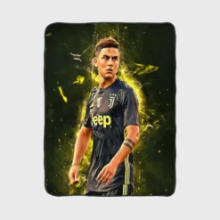 Quick Juve sports Player Paulo Dybala Fleece Blanket 1