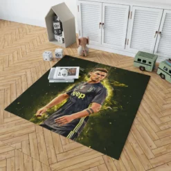 Quick Juve sports Player Paulo Dybala Rug 1