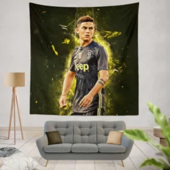 Quick Juve sports Player Paulo Dybala Tapestry