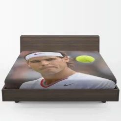 Rafael Nadal Inspirational Tennis Player Fitted Sheet 1