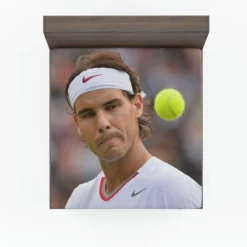 Rafael Nadal Inspirational Tennis Player Fitted Sheet