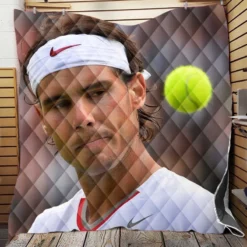 Rafael Nadal Inspirational Tennis Player Quilt Blanket