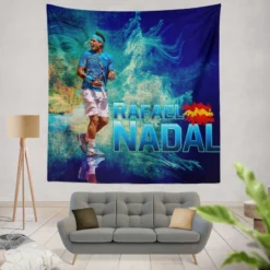 Rafael Nadal Outstanding Tennis Tapestry