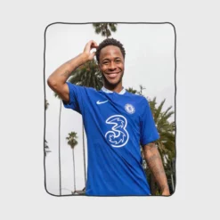 Raheem Sterling Extraordinary Chelsea Football Fleece Blanket 1