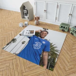 Raheem Sterling Extraordinary Chelsea Football Rug 1