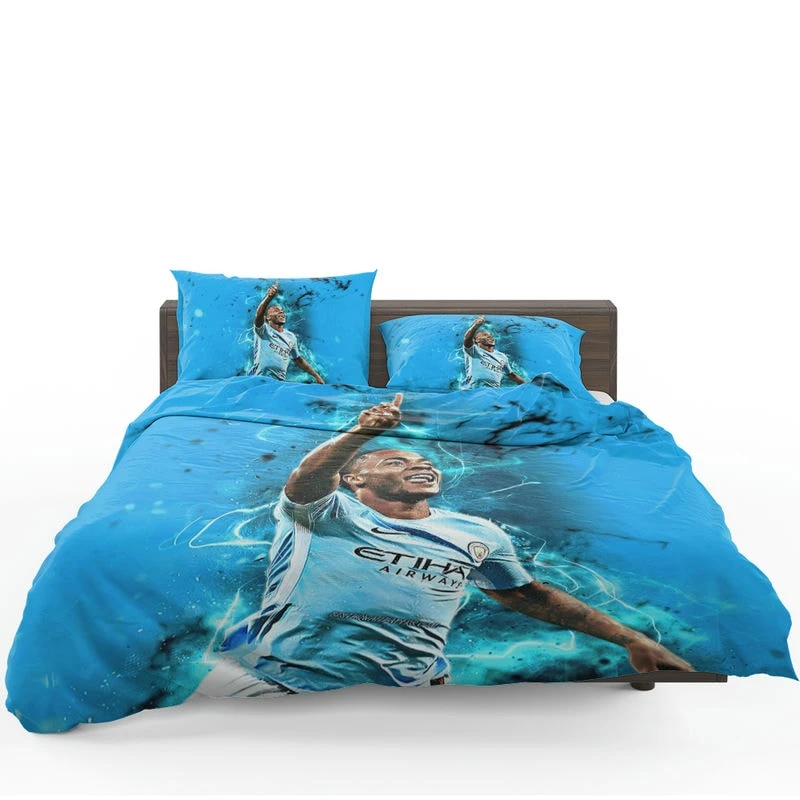 Raheem Sterling Passionate Football Bedding Set