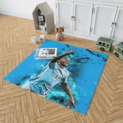 Raheem Sterling Passionate Football Rug 1