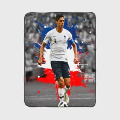 Raphael Varane  France Soccer Player Fleece Blanket 1