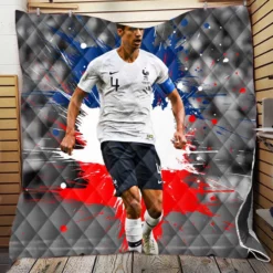Raphael Varane  France Soccer Player Quilt Blanket