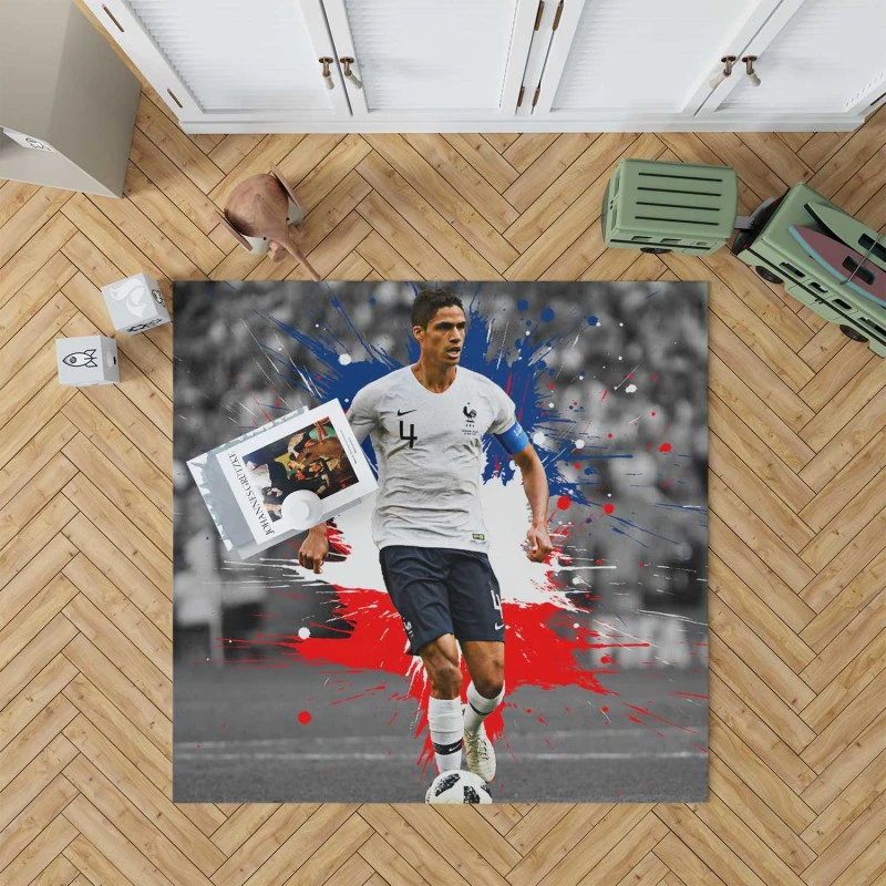 Raphael Varane  France Soccer Player Rug