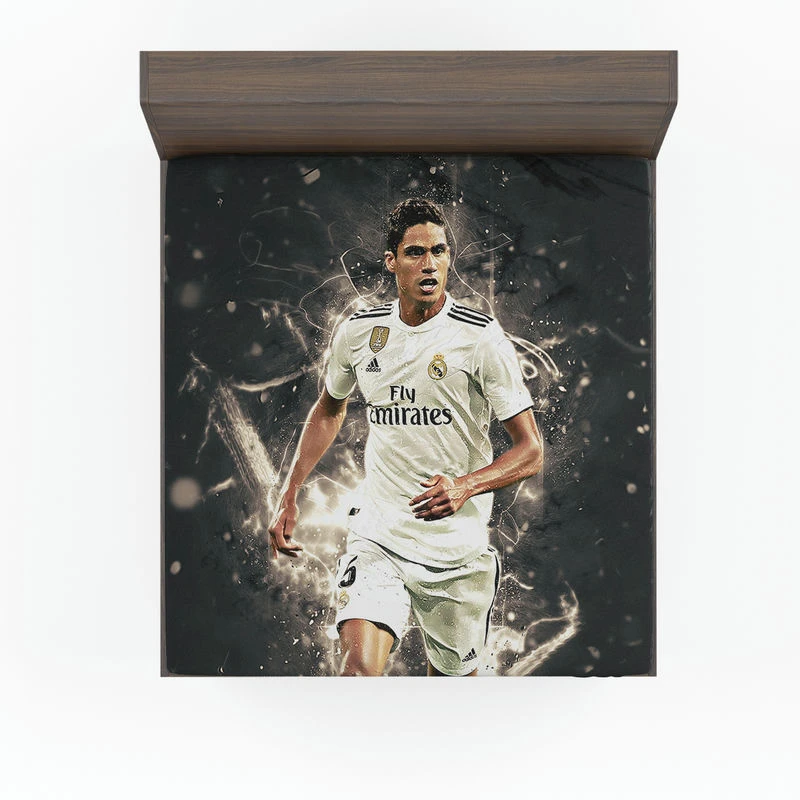 Raphael Varane Popular Soccer Player Fitted Sheet