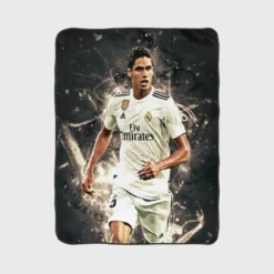 Raphael Varane Popular Soccer Player Fleece Blanket 1