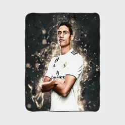 Raphael Varane  Real Madrid 3D Fleece Blanket 1