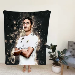 Raphael Varane  Real Madrid 3D Fleece Blanket