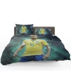 Ready Brazil Footballer Player Neymar Bedding Set