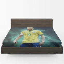 Ready Brazil Footballer Player Neymar Fitted Sheet 1