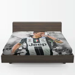 Ready Juve Footballer Player Paulo Dybala Fitted Sheet 1