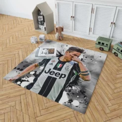 Ready Juve Footballer Player Paulo Dybala Rug 1