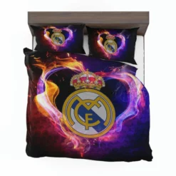 Real Madrid 5D Diamond Painting Logo Bedding Set 1