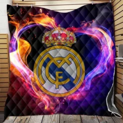Real Madrid 5D Diamond Painting Logo Quilt Blanket