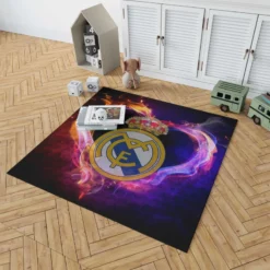 Real Madrid 5D Diamond Painting Logo Rug 1