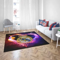 Real Madrid 5D Diamond Painting Logo Rug 2