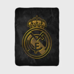 Real Madrid CF Copa del Rey Soccer Club Fleece Blanket 1