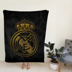 Real Madrid CF Copa del Rey Soccer Club Fleece Blanket