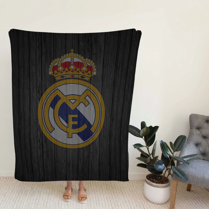 Real Madrid CF Focused Club Fleece Blanket