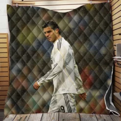 Real Madrid CF Ronaldo CR7 Quilt Blanket