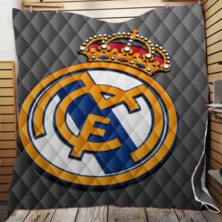 Real Madrid CF embedded logo Quilt Blanket