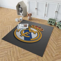 Real Madrid CF embedded logo Rug 1