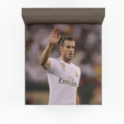 Real Madrid Club Player Gareth Bale Fitted Sheet