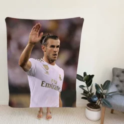 Real Madrid Club Player Gareth Bale Fleece Blanket