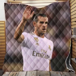 Real Madrid Club Player Gareth Bale Quilt Blanket