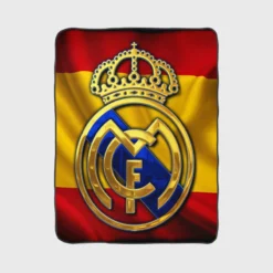 Real Madrid Inspiring Spanish Club Fleece Blanket 1