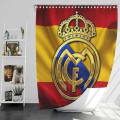 Real Madrid Inspiring Spanish Club Shower Curtain