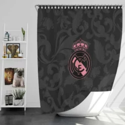 Real Madrid Logo Copa De La Liga Club Shower Curtain