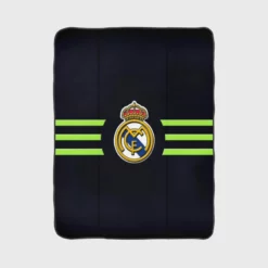 Real Madrid Logo Fleece Blanket 1