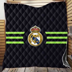 Real Madrid Logo Quilt Blanket