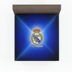 Real Madrid Logo Spain Football Club Fitted Sheet