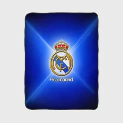 Real Madrid Logo Spain Football Club Fleece Blanket 1