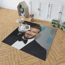 Real Madrid Officiel Player David Beckham Rug 1